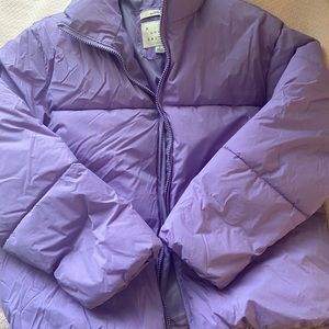 NWOT Target - A New Day water resistant purple puffer jacket